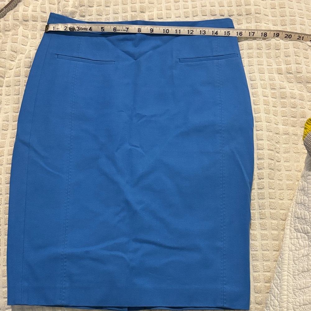 Banana Republic Vibrant Blue Pencil Skirt
